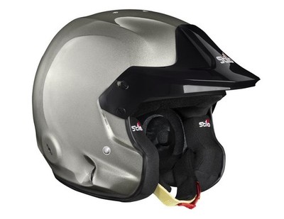 FIA Stilo Venti4 Trophy Jet COMPOSITE Open Face Helmet White/Grey Racing Snell SA2025