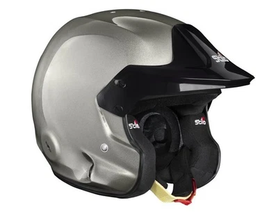 FIA Stilo Venti4 Trophy Jet COMPOSITE JetHelm Weiß/Grau Rennen Snell SA2025 - Bild 1 von 3