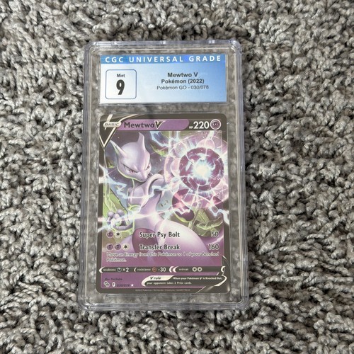Mewtwo V graded CGC 9 for sale on eBay