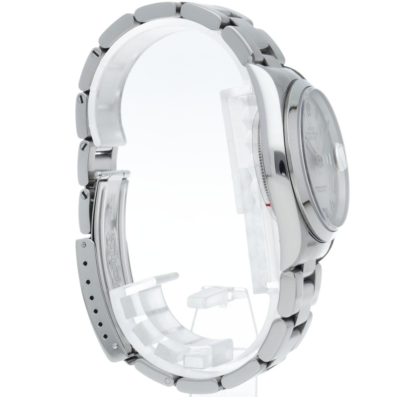 ROLEX Datejust men's watch 16200(F) Stainless Steel mensWatch Silver USED image 4