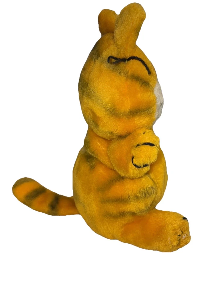 Marioneta de mano Dakin Garfield 1981 vintage peluche 12 pulgadas cuerpo completo Foto 4 de 4