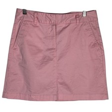 Vineyard Vines Pink Pencil Preppy Mini Skirt Pockets Logo Belt Loops 6