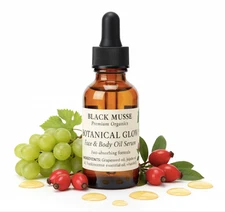 Organic Super Moisturizing Face Body Oil, Frankincense, Castor, Jojoba & Rosehip