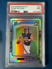 Caleb Williams 2024 Donruss Optic Holo #201 RC PSA 9 Mint Bears Rated Rookie RC