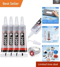 B-7000 Waterproof Jewelry Glue: Ultimate Adhesive for Crafts & Repairs - 4x15 ml