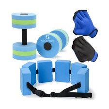 Water Dumbbells Set, Water Aerobics Exercise Foam Dumbbells Wei... USA FAST SHIP
