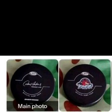 ROCKFORD ICEHOGS AHL SHER-WOOD MFG. OFFICIAL GAME PUCK MADE IN CANADA 🇨🇦