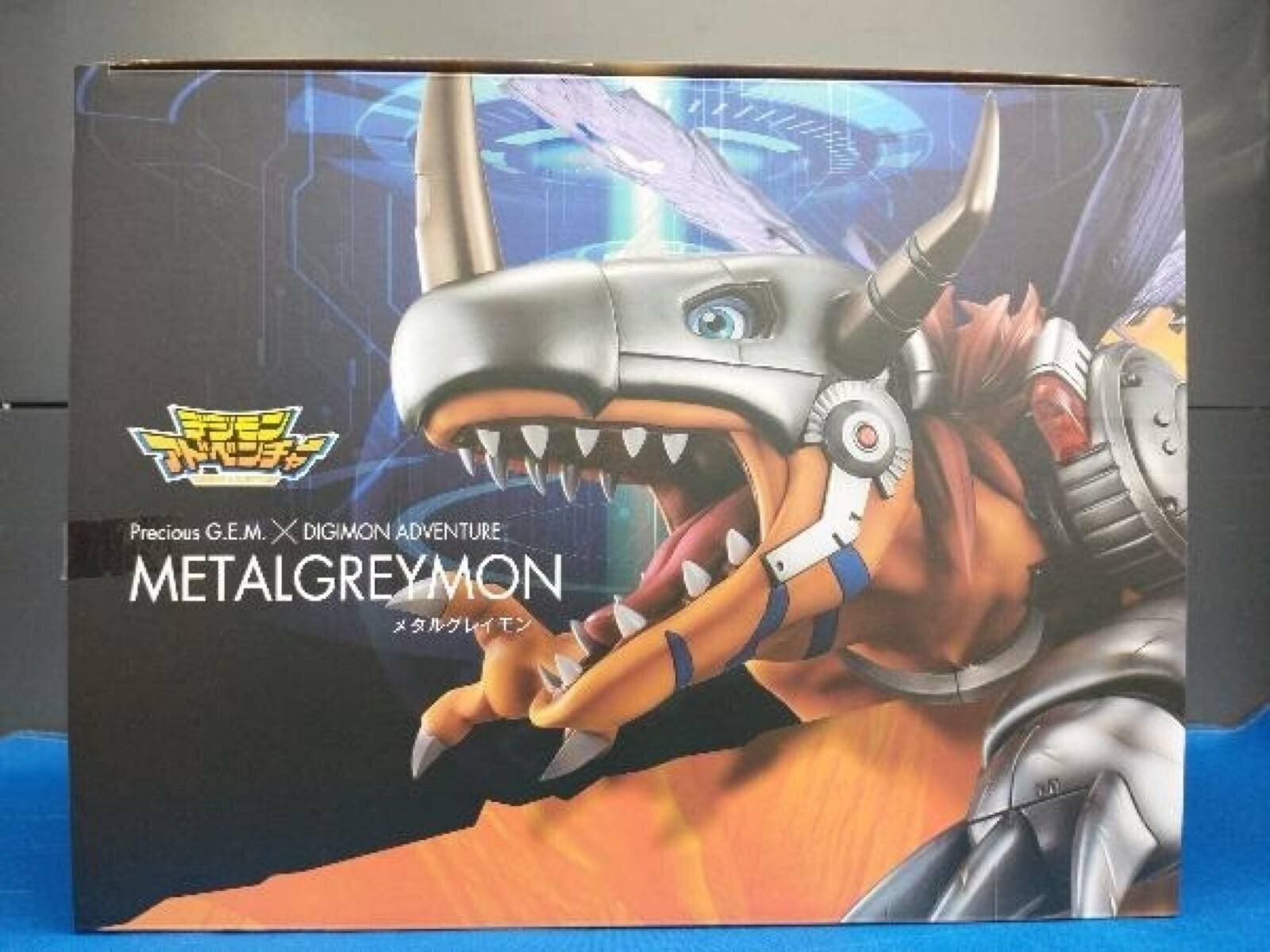 Digimon ADV Metal GREYMON PVC Estatua Figura Megahouse Precious GEM Series Japón