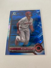 2022 Bowman Draft Sapphire Chrome BDC-22 Allan Cerda Cincinnati Reds
