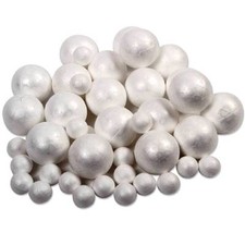 Polystyrene Foam Balls 25, 50mm pack of 40
