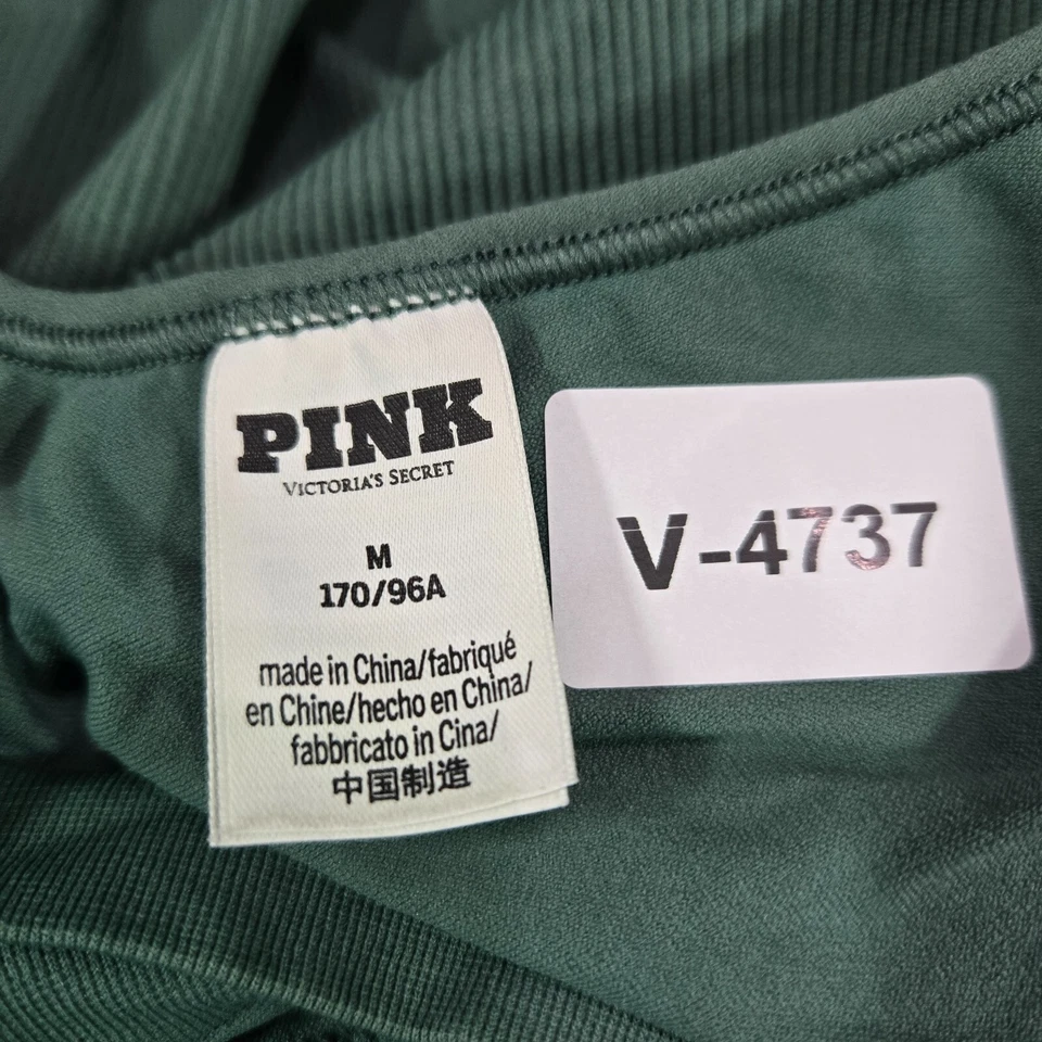 Mono ROSA Victoria's Secret Mujer Medio Verde Sin Mangas Correas Ajustables Foto 2 de 4