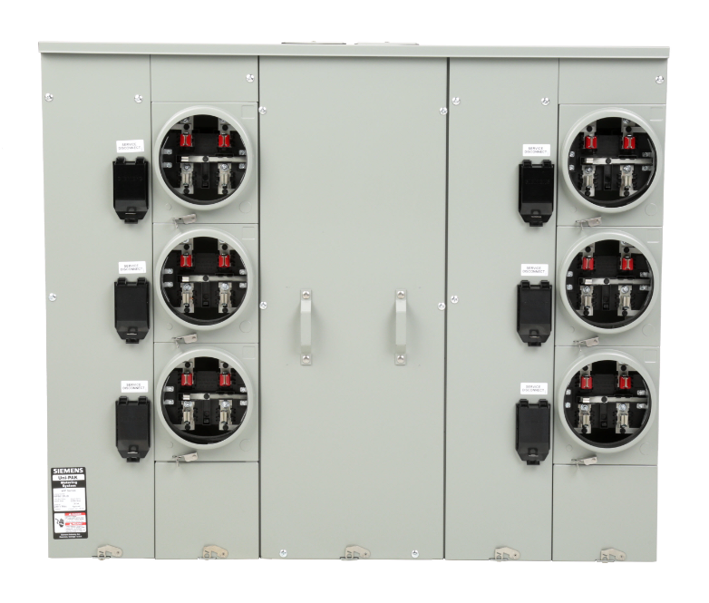 Siemens WP6612RJB 600A 1-Phase Uni-Pak Metering Ringless Style for