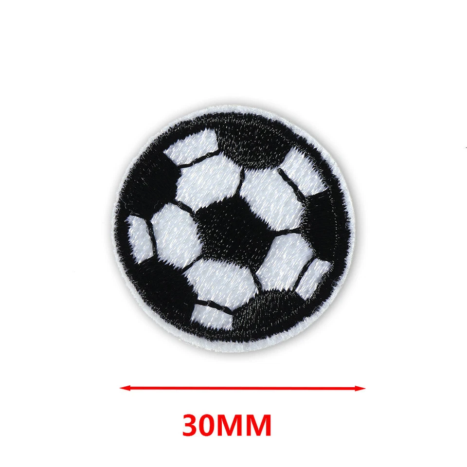 Supplier Clothes Embrioidered Iron on Stickers Appliques Football Patches - Image 2 of 4