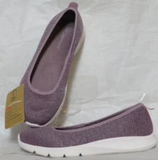 SPENCO WOMEN US 8.5 D ELDERBERRY DAILY STRETCH JERSEY REVITALIGN SNEAKER NWT