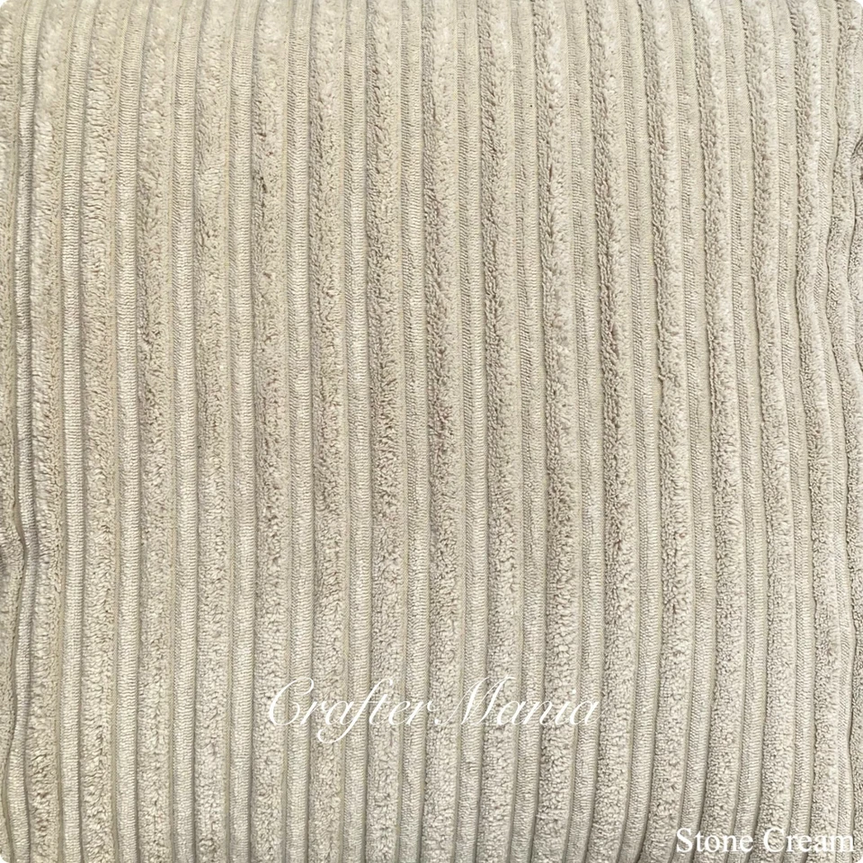 Soft Jumbo Cord Corduroy Upholstery Curtain Cushion Bed Throw Material Fabric - Image 4 of 4
