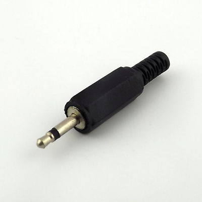 1pcs 2.5mm Male Plug Mono DIY Plastic Cover Handle Head Audio Connector Adapter