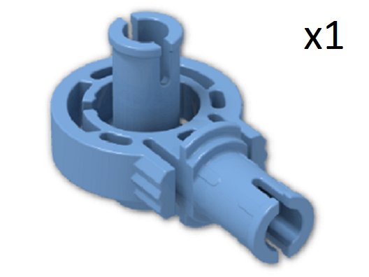 Lego Rotation Pin LEGO 47455 Technic Rotation Joint Ball Loop Two Perpendicular Pins ...