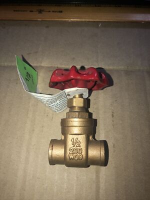 Qty: 1 New LDR Industries, Inc. Chicago, 1/2  Brass Gate Valve! P.N. 525451 LOOK