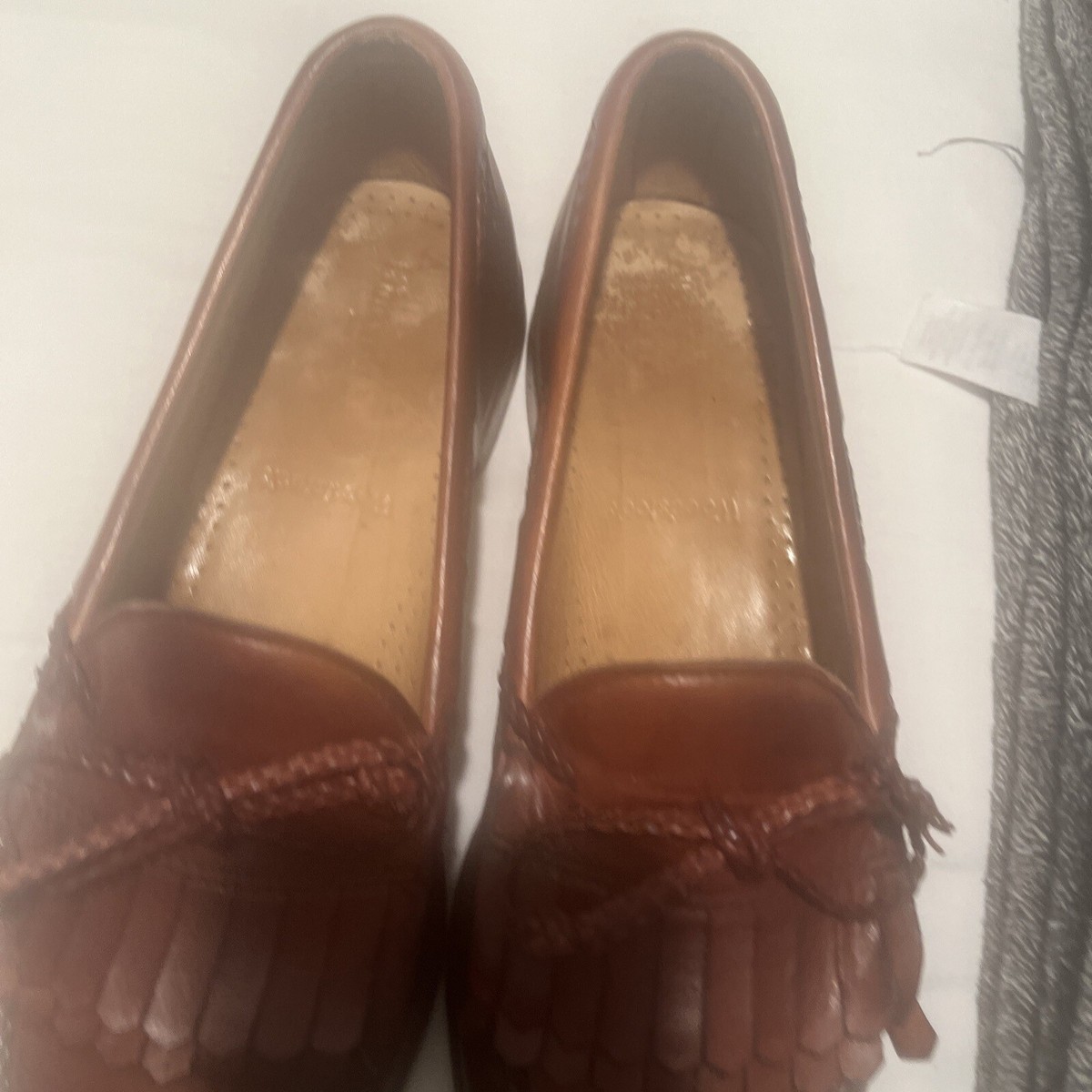 Allen Edmonds Woodstock Kiltie Loafer Cognac Brown Slip On Shoes Mens 10D USA Kiltie Loafer - Tan Bulldog | Rancourt & Co. | Men main image 3