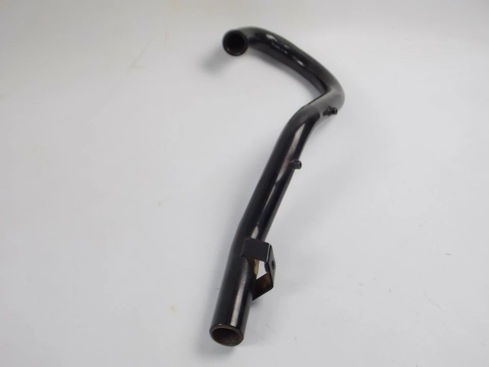 TUBO DE ESCAPE VINTAGE 4ER MOTOR OD=38mm BRIDA 45mm MORINI DUCATI CAGIVA NEGRO Foto 3 de 3