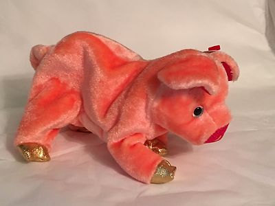 TY Beanie Baby - Zodiac Pig (Schwein) - Kuscheltier Sammlerfigur