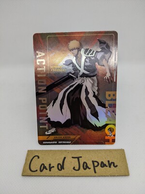 【PSA10】ACTION POINT [白夜叉]（OBC）{AP-03}（UAPR-GNT) UAPR/BLC-AP03 Ichigo Kurosaki Action Point Card BLEACH Promo