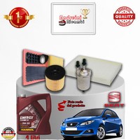 Inspektionskit Filter + ÖL Seat Ibiza V 1.6 16V 77KW 105CV Von 2011->