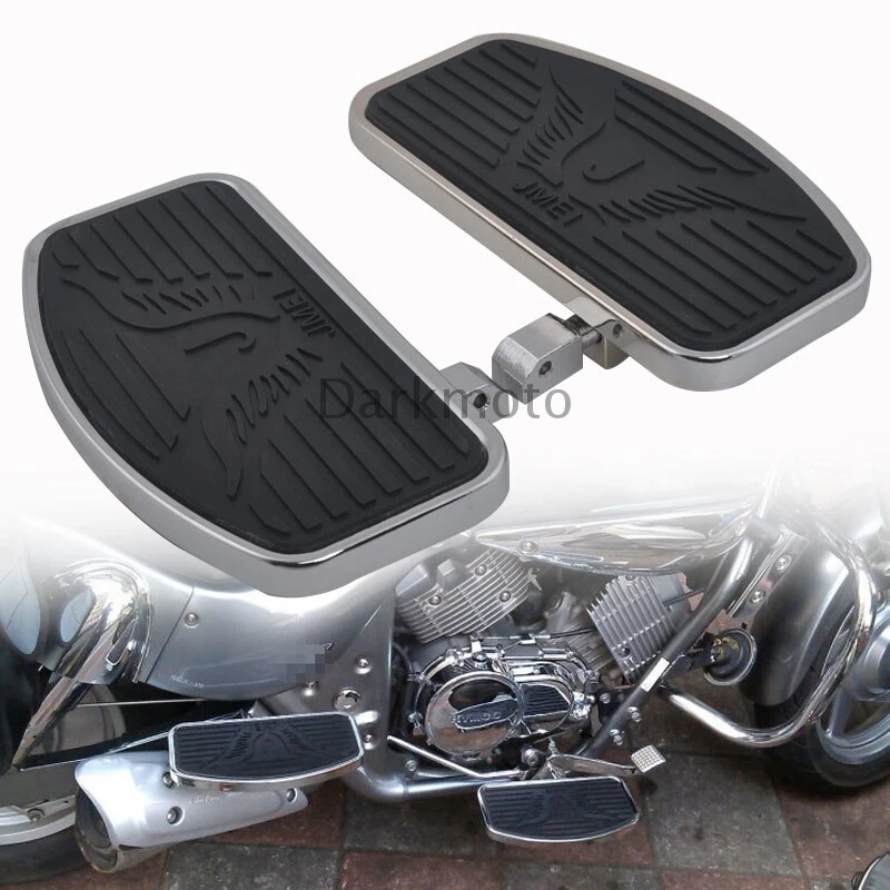 Motorcycle Front Rider Footboard Floorboard Pad For Honda Shadow ACE VT400 VT750 - Изображение 2 из 4