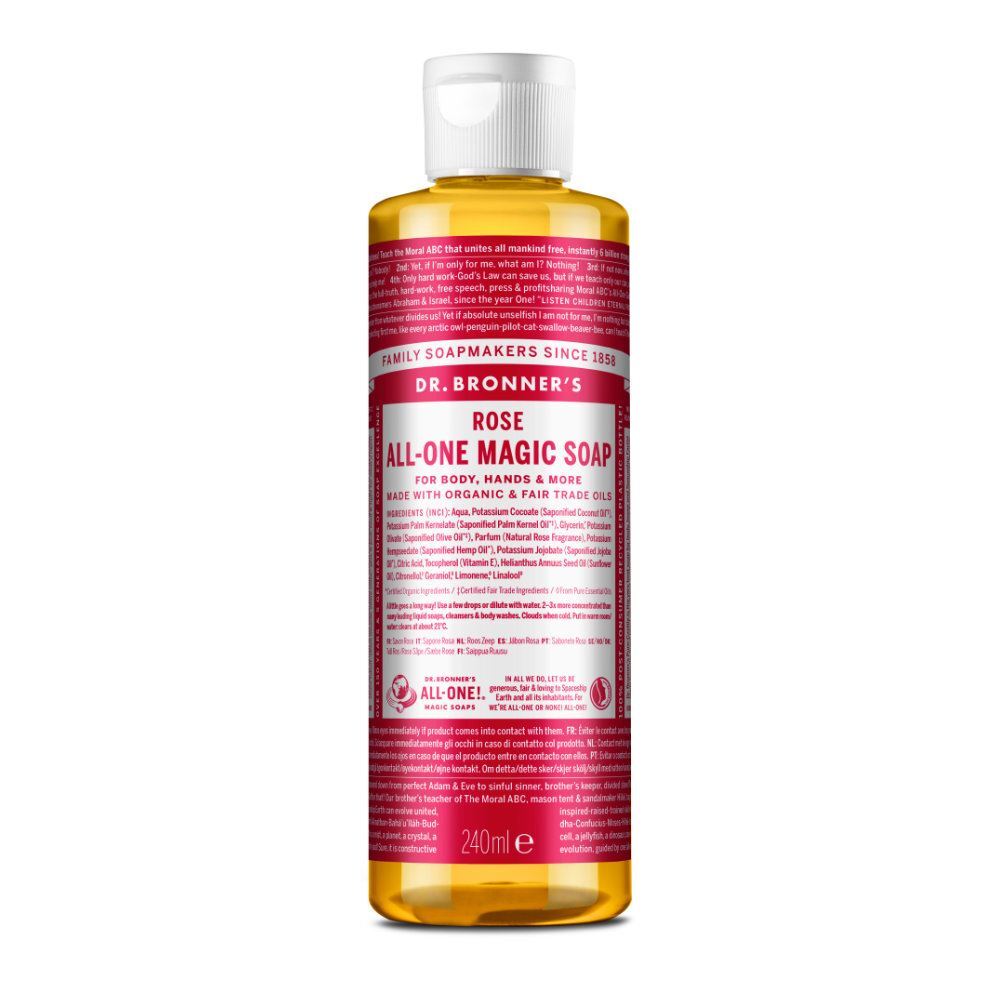 Dr Bronner's All-One Magic Soap - Rose- 240ml