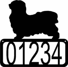 Havanese Dog House Address Sign - Made in USA