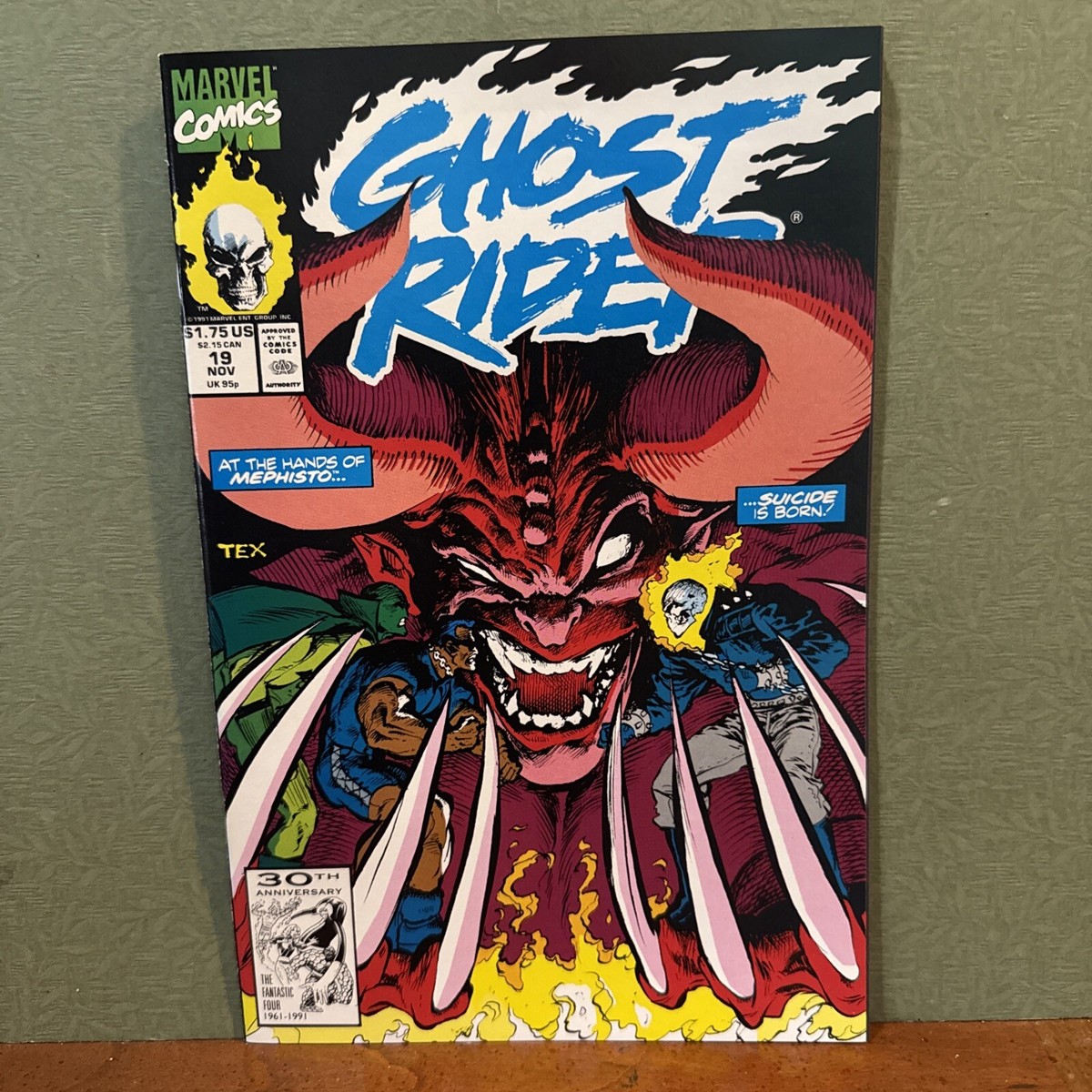 Ghost Rider #19 1991 Danny Ketch Mephisto 9.0 | eBay
