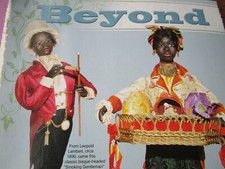 14pg Antique Black Doll History Article American Europe UNUSUAL Forgotten/Olsson