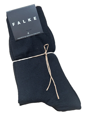 FALKE,  5 Paare Socken/Strümpfe , schwarz, Gr. 4 , Neu !