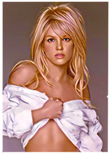 BRITNEY SPEARS * Custom ACEO * Novelty * MUSIC ARTIST * Art Card * ATC