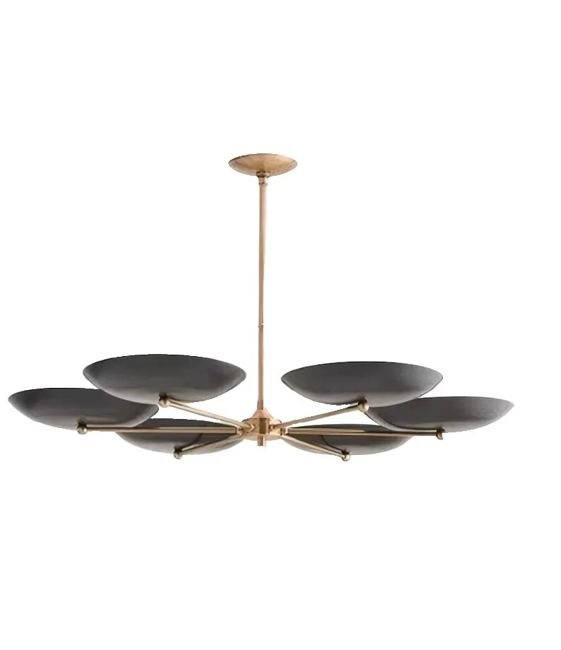 Ручная работа латунные черные люстры и потолочные светильники