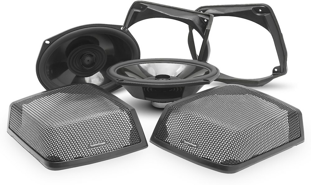 Крышки для сумок Harley Rockford Fosgate TMS69BL9813 98-13 6 x 9 114390₽