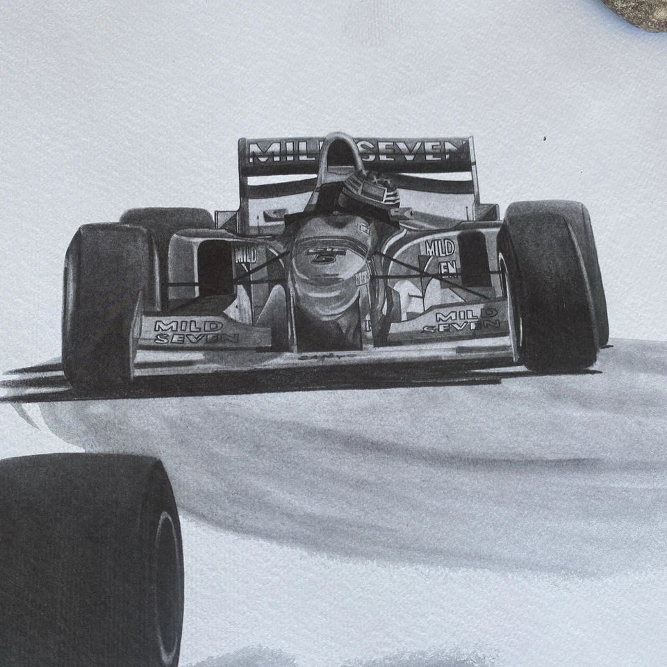 Pôster de carro Fórmula 1 F1 World Champions corrida grande prêmio impressão Schumacher - Imagem 4 de 4