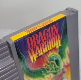 Dragon Warrior Vintage Nintendo NES 1989 LOOSE Game Only Tested & Working Clean