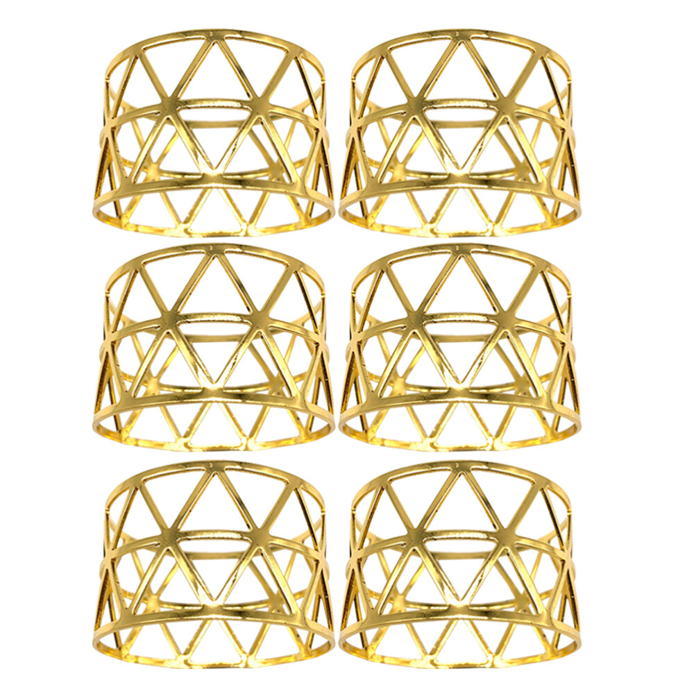 6Pcs Napkin Ring Napkin Ring Holders Set Of 6 Serviette Rings eBay
