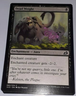 weight of mtg card MTG 3x Weight of the Underworld Magic Origins Chinese Unplayed NM card –  Omniphustoys main image 0