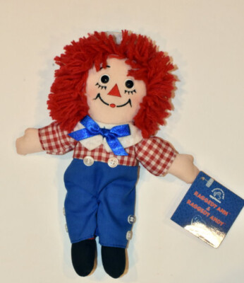Applause RAGGEDY ANDY Doll 8'' Cloth Doll Raggedy Andy by Johnny Gruelle