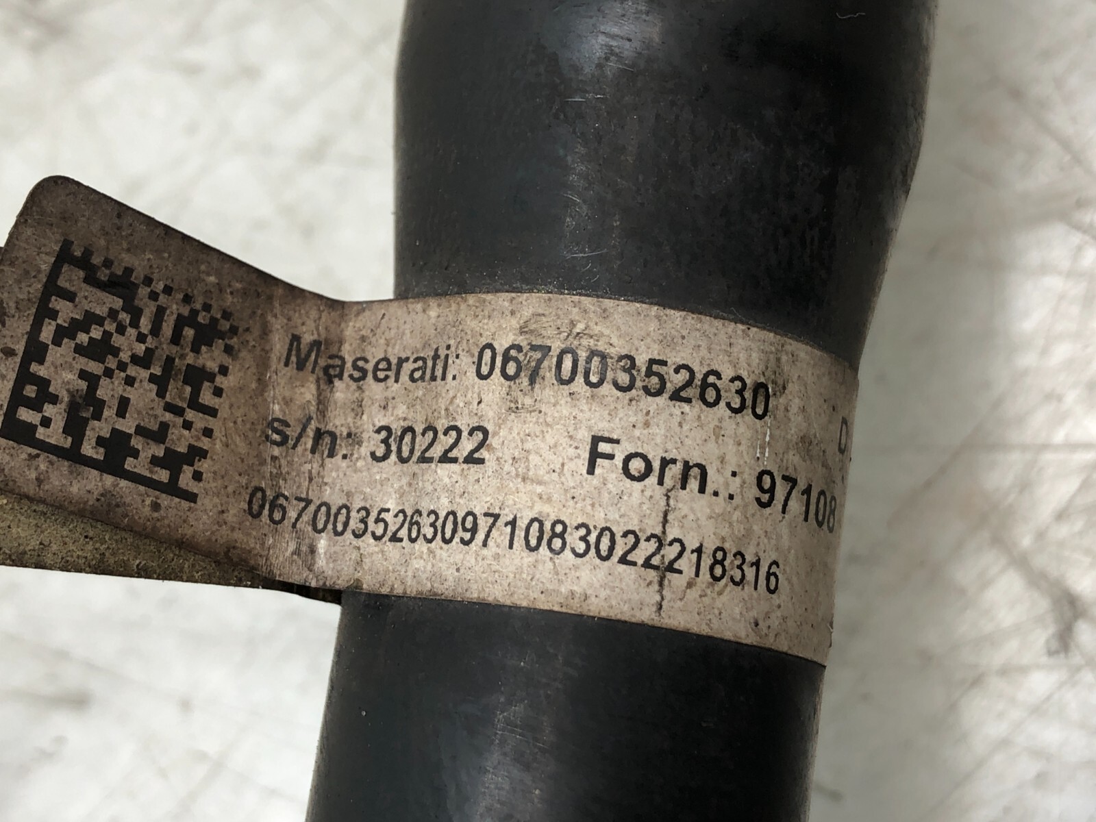 2014-2019 MASERATI GHIBLI SQ4 AWD RIGHT PASSENGER REAR CV AXLE SHAFT OEM.