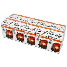 Osram Sylvania HB4 9006 Original Line OEM Headlight Halogen Bulbs | Pack of 10