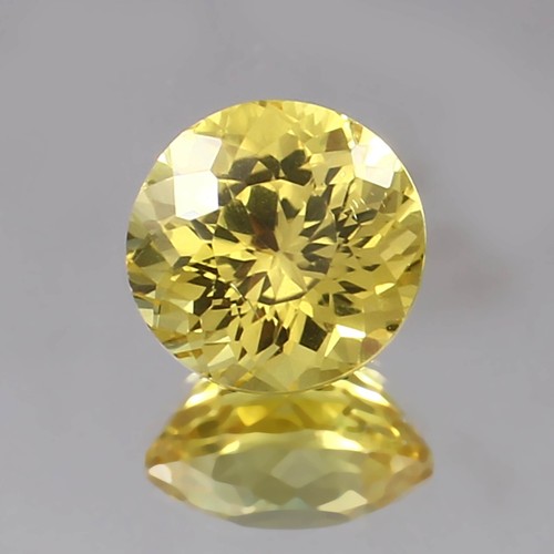 Saphir Jaune Naturel De Ceylan - 9x7 Mm Forme Poire - Qualité AAA Loupe Propre - Traité Par Chauffage - 1 Pièce