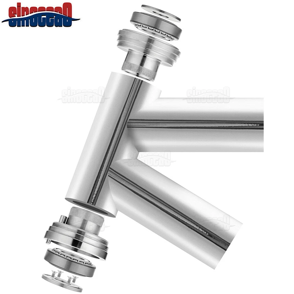 KIT DE TOPE DE HORQUILLA INTERNA PARA HARLEY CON COJINETES DE CUELLO Wide Glide Springer Chopper Foto 2 de 4