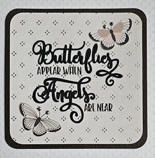 Butterflies Title. Scrapbook, Card Making Paper Piecing