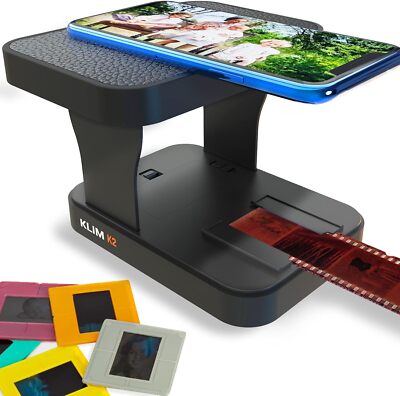 KLIM K2 Mobiler Filmscanner 35mm Positiv Negativ Entwicklungsset Diascanner