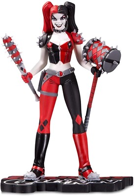 DC Direct Harley Quinn Red White & Black Amanda Conner Statue NEW-McFarlane Toys