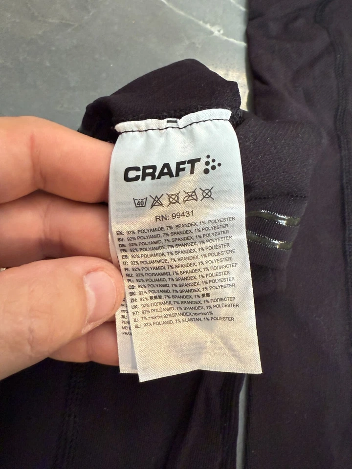 Calentador de brazo de ciclismo artesanal - negro, unisex, XL/XXL, nuevo sin etiquetas Foto 3 de 3