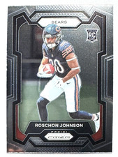 ROOKIE CARD ROSCHON JOHNSON Chicago Bears 2023 Panini Prizm Football Card #314